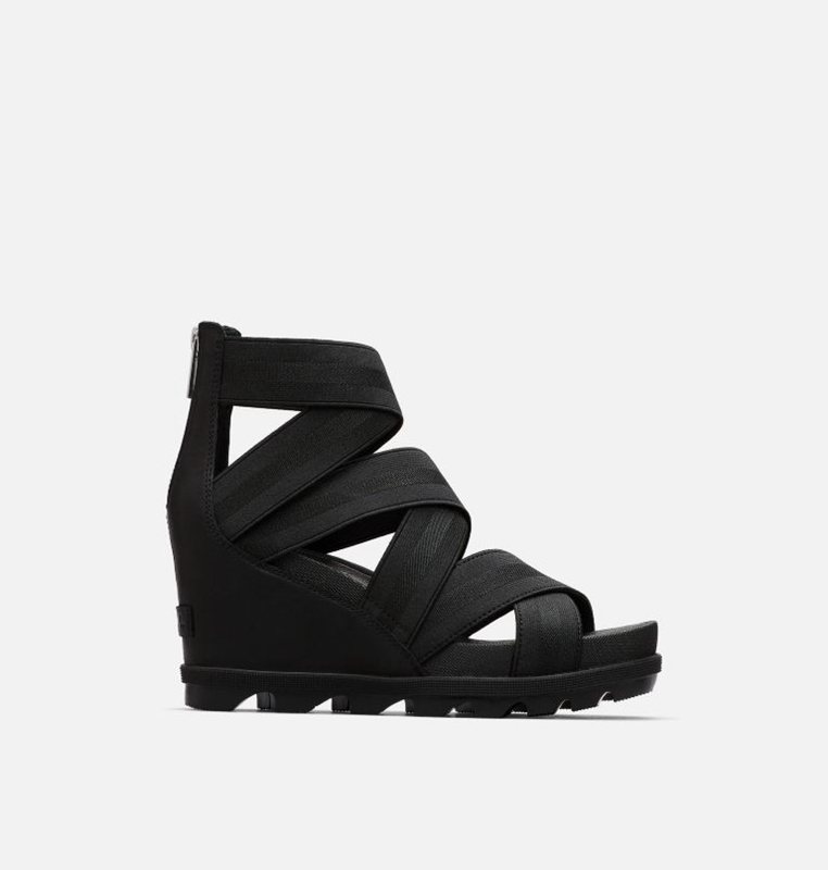 Sorel Kadın Joanie™ Ii Strap Wedge - Sandalet Siyah - 649-NEVLQH